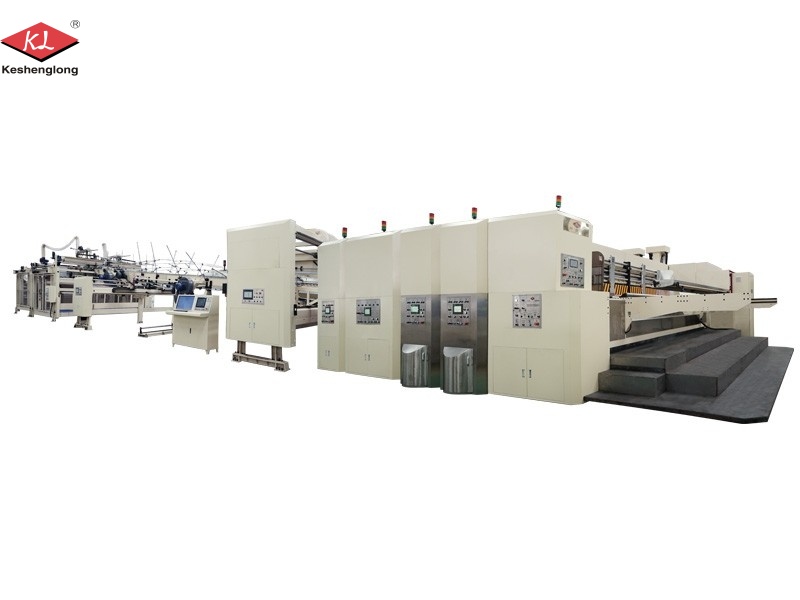 Flekso Baskı Makinesi Inline Katlama ve Yapıştırma Makinesi